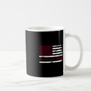 Caneca De Café Sensibilização do Cérebro EUA Bandeira Americana B