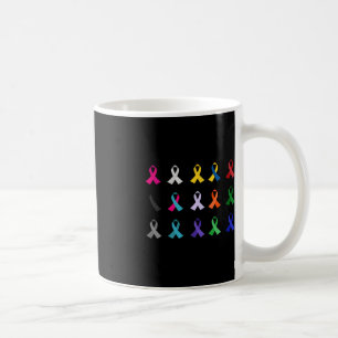 Caneca De Café Sensibilização do Mundo para o Cancer Atravessa o