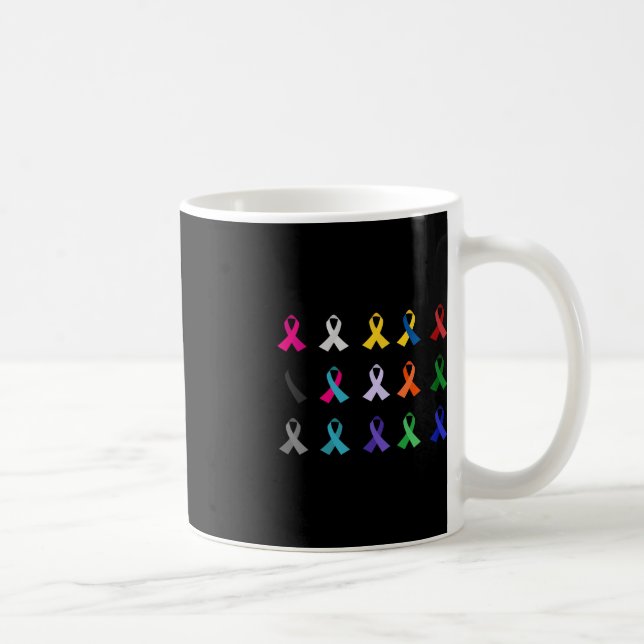 Caneca De Café Sensibilização do Mundo para o Cancer Atravessa o  (Direita)