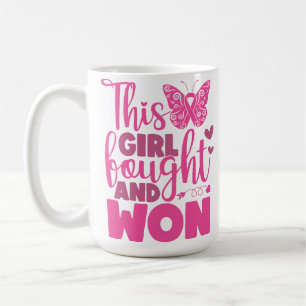CANECA DE CAFÉ SENSIBILIZAÇÃO E SUPORTE PARA O CANCER ALARGADO