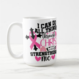 CANECA DE CAFÉ SENSIBILIZAÇÃO E SUPORTE PARA O CANCER ALARGADO