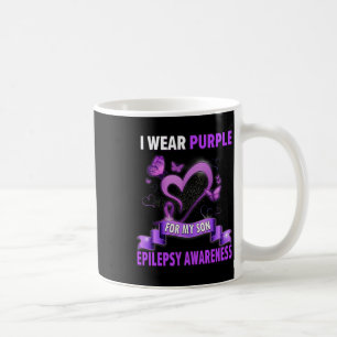 Caneca De Café Sensibilização Epilepsia Eu Visto Roxo Para As Mul