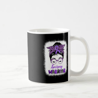 Caneca De Café Sensibilização Epilepsia Mensagem Bun Guerreiro Le