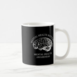 Caneca De Café Sensibilização Mental Camisa Saúde Mental Longa