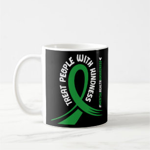 Caneca De Café Sensibilização Mental Fita Verde Causa Tipo