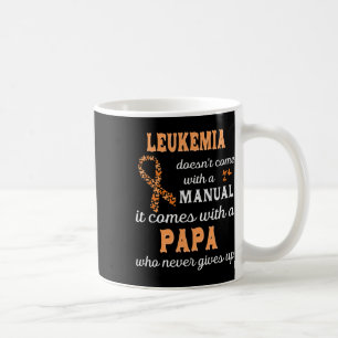 Caneca De Café Sensibilização Papa Apoio Leucemia Guerreiro