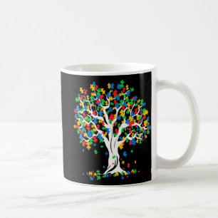 Caneca De Café Sensibilização para a Árvore da Vida Autismo Mês D