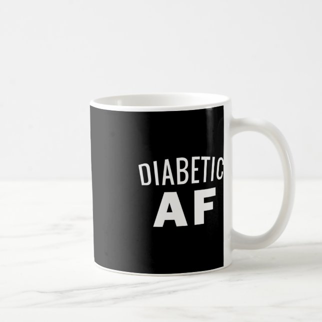 Caneca De Café Sensibilização para a diabetes - AF diabética Insu (Direita)