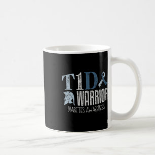 Caneca De Café Sensibilização para a diabetes Mês T1d Guerreiro 1
