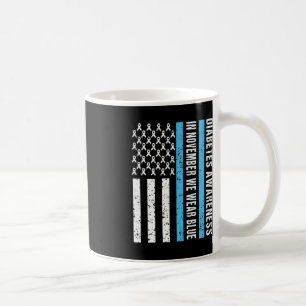 Caneca De Café Sensibilização para a diabetes T1D Em novembro Ves