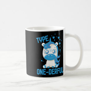 Caneca De Café Sensibilização para a Diabetes Tipo 1 - T1d diabét