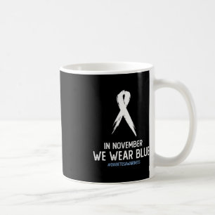 Caneca De Café Sensibilização para a diabetes tipo 2 e tipo 1 em