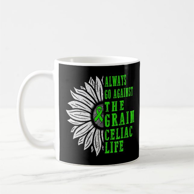 Caneca De Café Sensibilização para a Doença Celular Sempre Contra (Esquerda)