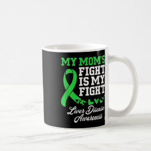 Caneca De Café Sensibilização Para A Doença Do Fígado Minha Luta