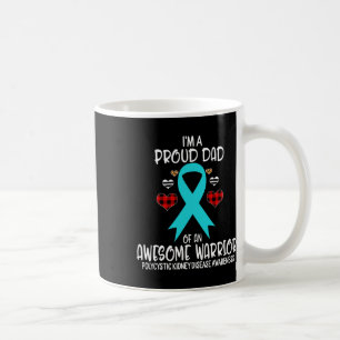 Caneca De Café Sensibilização para a Doença Renal Policial Sou um