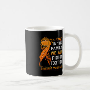 Caneca De Café Sensibilização Para A Efeito Laranja Nesta Família
