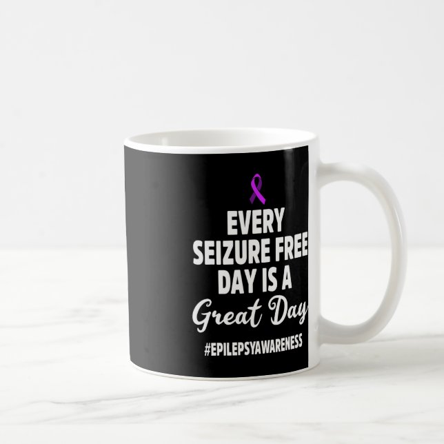 Caneca De Café Sensibilização para a Epilepsia Convulsões Guerrei (Direita)
