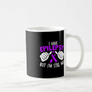 Caneca De Café Sensibilização para a epilepsia Friso 1 roxo