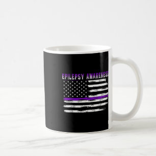 Caneca De Café Sensibilização Para A Epilepsia Usa Sinalizador Da