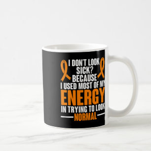 Caneca De Café Sensibilização para a esclerose Não Pareço Doente,