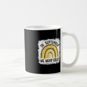 Caneca De Café Sensibilização Para A Infância Dos Canceres Em Set