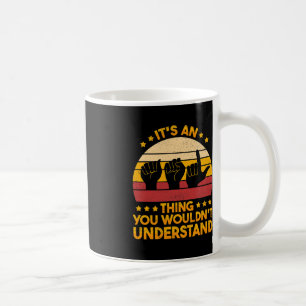 Caneca De Café Sensibilização para a linguagem gestual e ASL 1