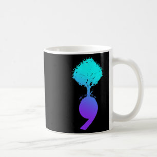 Caneca De Café Sensibilização para a prevenção do suicídio em árv