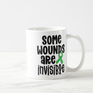 Caneca De Café Sensibilização para a saúde Algumas Feridas São In