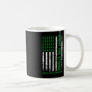 Caneca De Café Sensibilização Para A Saúde Mental Combater O Esti