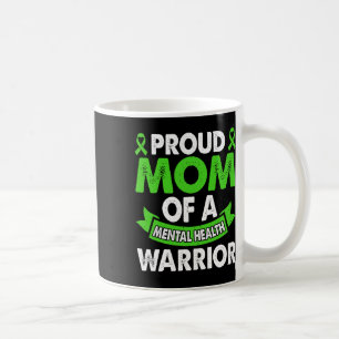Caneca De Café Sensibilização Para A Saúde Mental Mãe Do Guerreir
