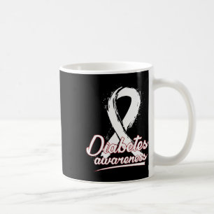 Caneca De Café Sensibilização para o Cancer da Diabetes