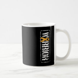 Caneca De Café Sensibilização para o Cancer da Leucemia - Guerrei