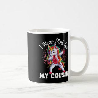 Caneca De Café Sensibilização para o Cancer Mama Unicórnio Eu Vis