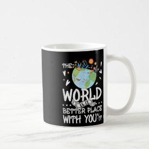 Caneca De Café Sensibilização para o suicídio O mundo é um lugar 