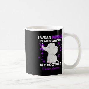 Caneca De Café Sensibilização Por Sobredosagem Eu Visto Roxo Para