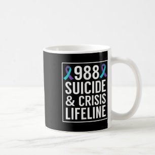 Caneca De Café Sensibilização Suicida - Camisa 988 - Prevenção ao