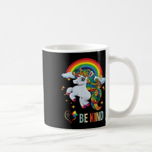 Caneca De Café Sensibilização Unicórnio Ser Gentil Asl Love Sign 