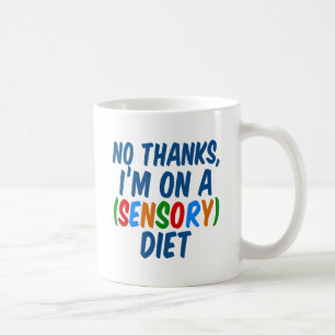 Caneca De Café Sensory Diet Funny Occupational Therapy SPD