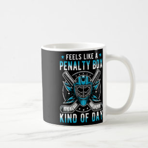 Caneca De Café Sente como um dia de caixa de penalidade engraçado