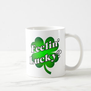 Caneca De Café Sente-Se Com Sorte?
