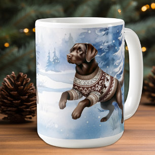 Caneca De Café Sentido com o Coração - Cachorro Negro - Laborat