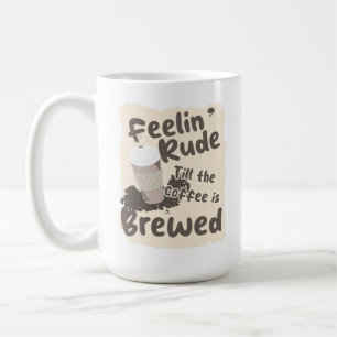 Caneca De Café Sentimento Grosseiro Café Coado Ritual da Manhã