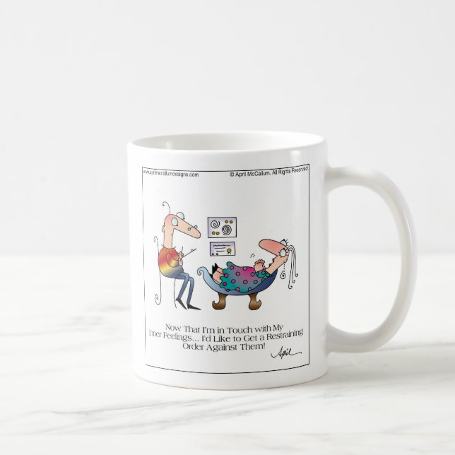 Caneca De Café SENTIMENTOS INTERNOS daqui até abril McCallum (Direita)