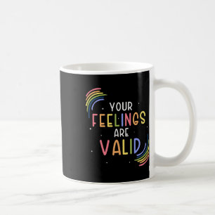 Caneca De Café Sentimentos São Awarene De Saúde Mental, Conselhei