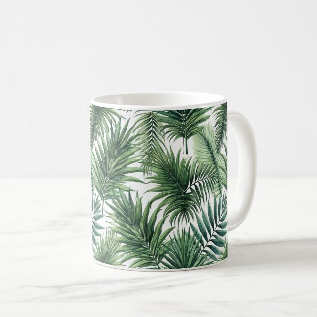 Caneca De Café Sentindo Tropical (Frente Esquerda)