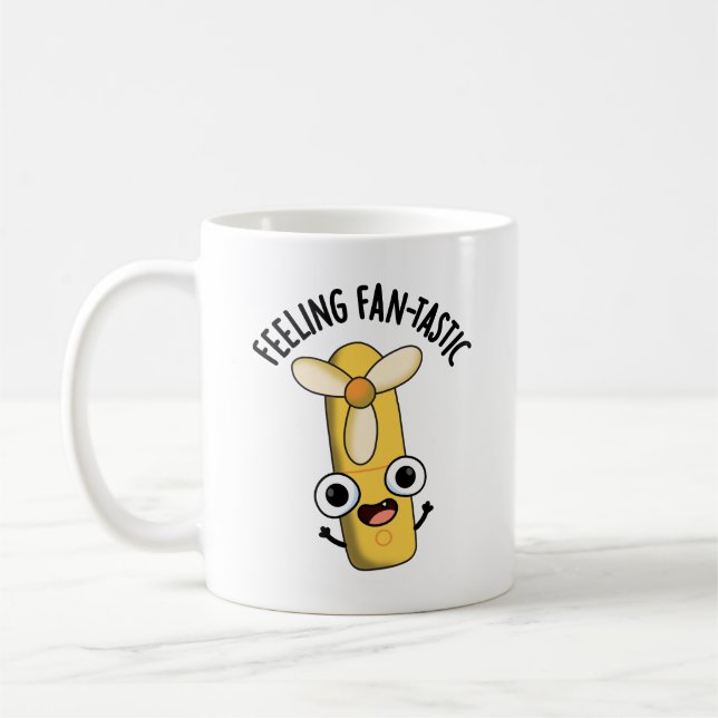 Caneca De Café Sentindo um trocadilho fantástico (Esquerda)