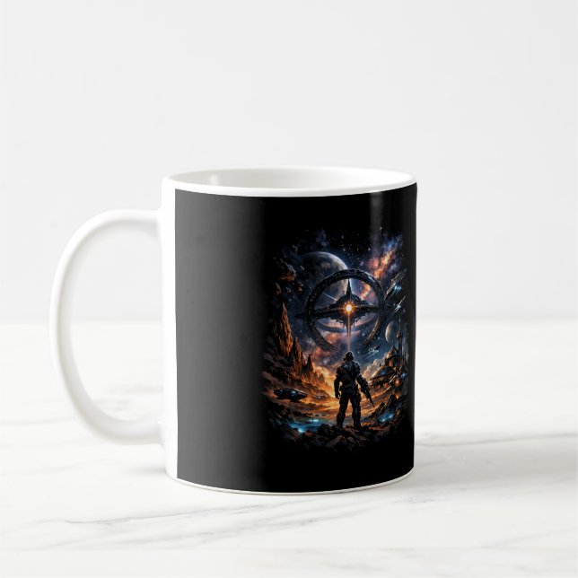 Caneca De Café Sentinela do Portão Estelar (Esquerda)