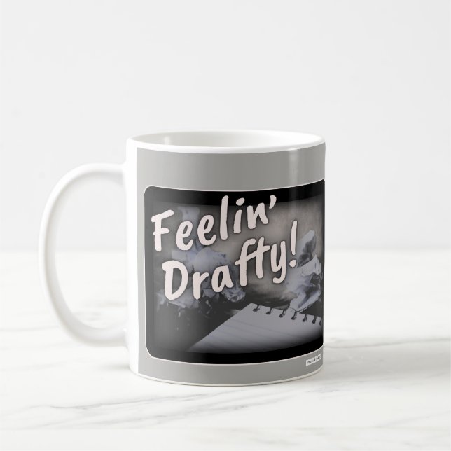 Caneca De Café Sentir Humor do Autor Cheeky Drafty (Esquerda)