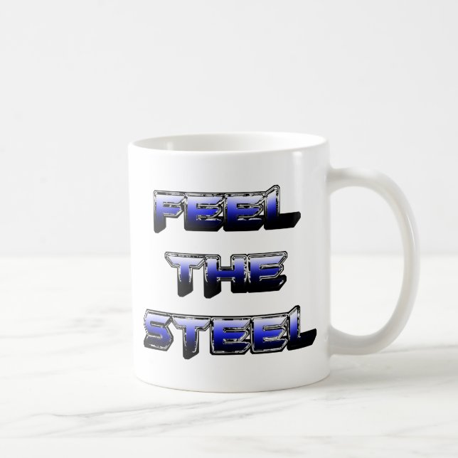 CANECA DE CAFÉ SENTIR O AÇO (Direita)