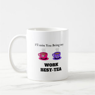 Caneca De Café Sentirei saudades de você ser minha melhor Porta c